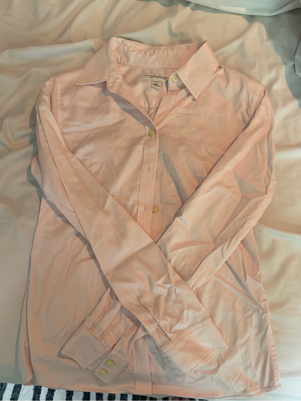 Banana Republic Light Pink Button-Up Shirt